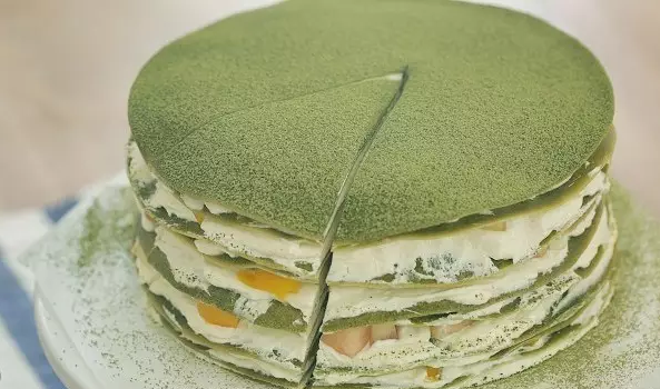 抹茶水果千层
