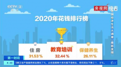 年度花钱排行榜出炉，教育培训第一名！